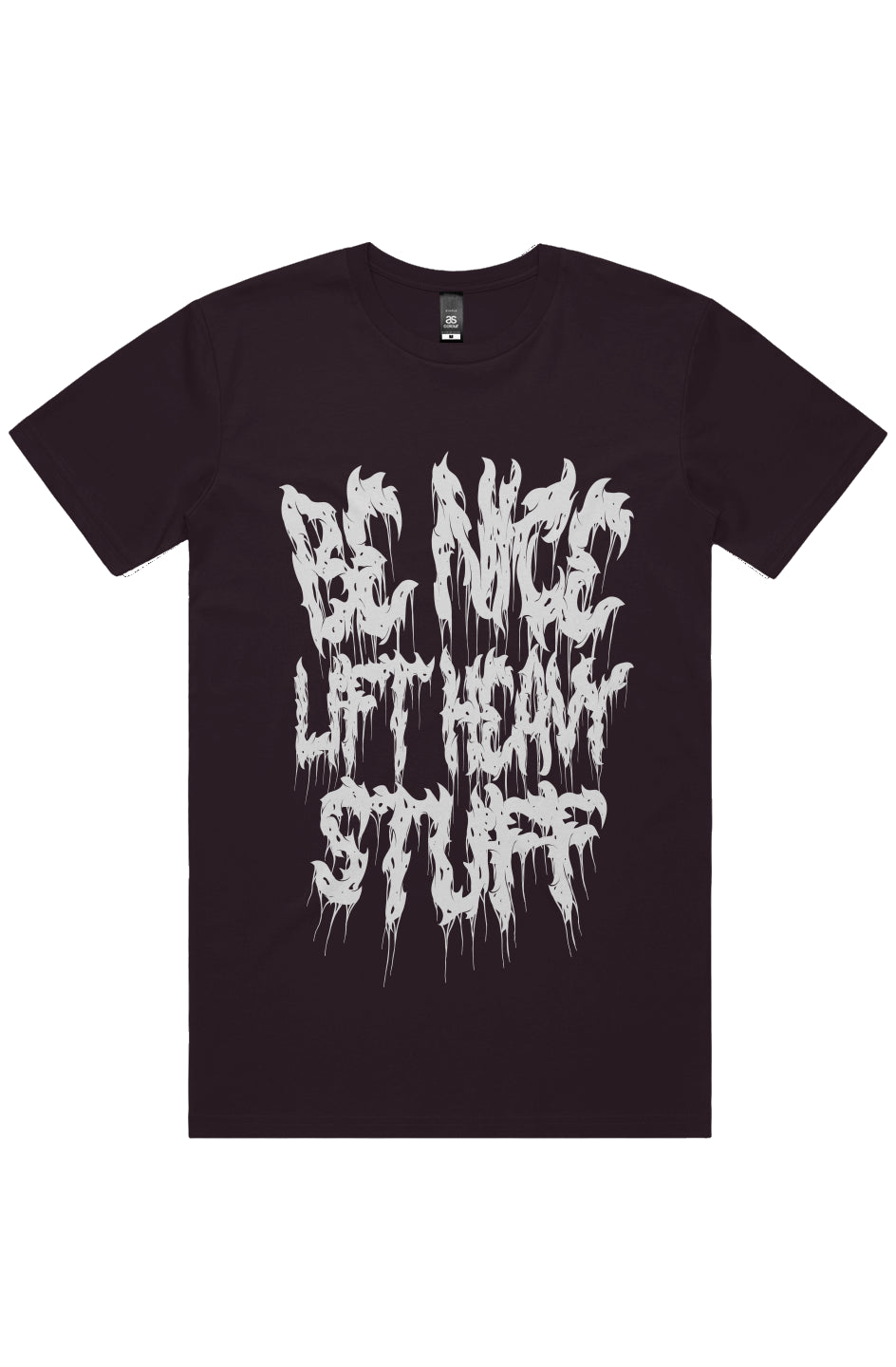 BE NICE LIFT HEAVY TEE (Front Print)